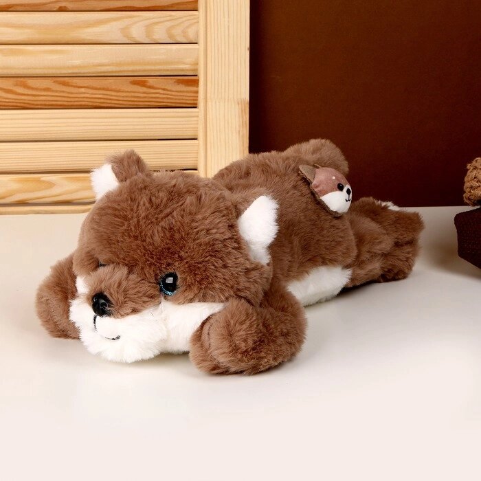 Мягкая игрушка «Собака», 33 см, цвет коричневый от компании Интернет - магазин Flap - фото 1