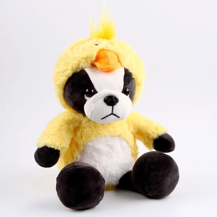 Мягкая игрушка «Собака» в костюме утки, 30 см, цвет жёлтый от компании Интернет - магазин Flap - фото 1