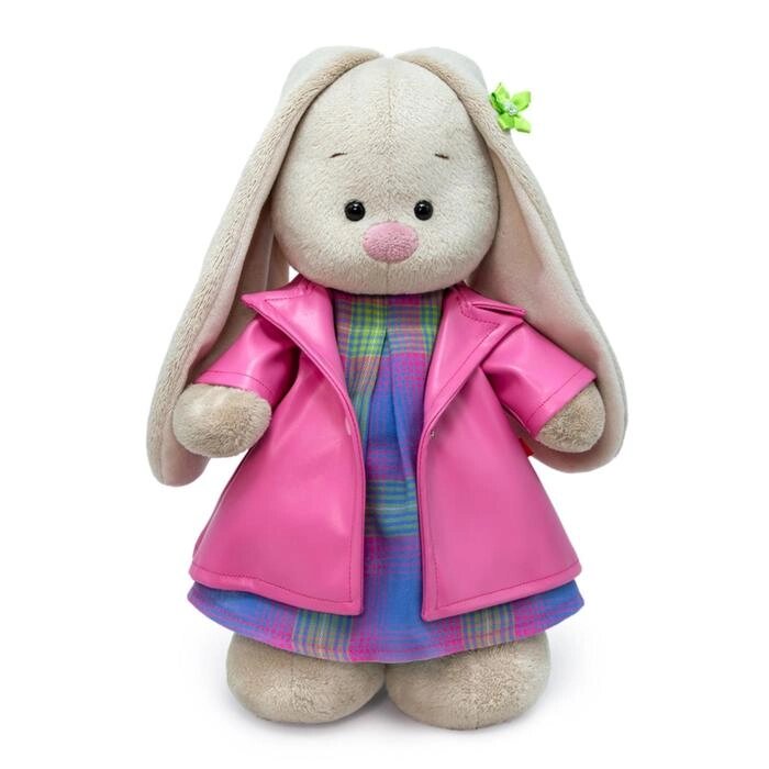 Мягкая игрушка «Зайка Ми», в пальто из экокожи, 25 см от компании Интернет - магазин Flap - фото 1
