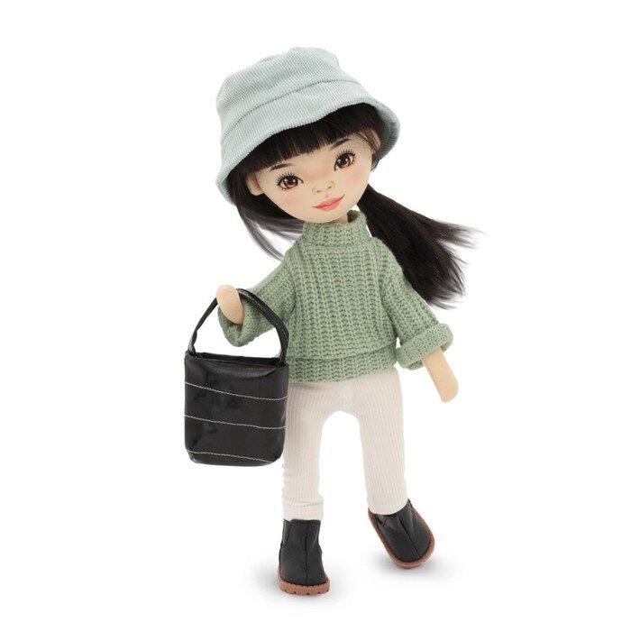 Мягкая кукла Lilu «В зеленом свитере», 32 см, серия: Весна от компании Интернет - магазин Flap - фото 1