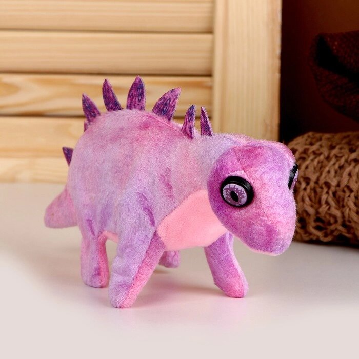 Мягкая музыкальная игрушка «Динозаврик», 27 см, цвет фиолетовый от компании Интернет - магазин Flap - фото 1