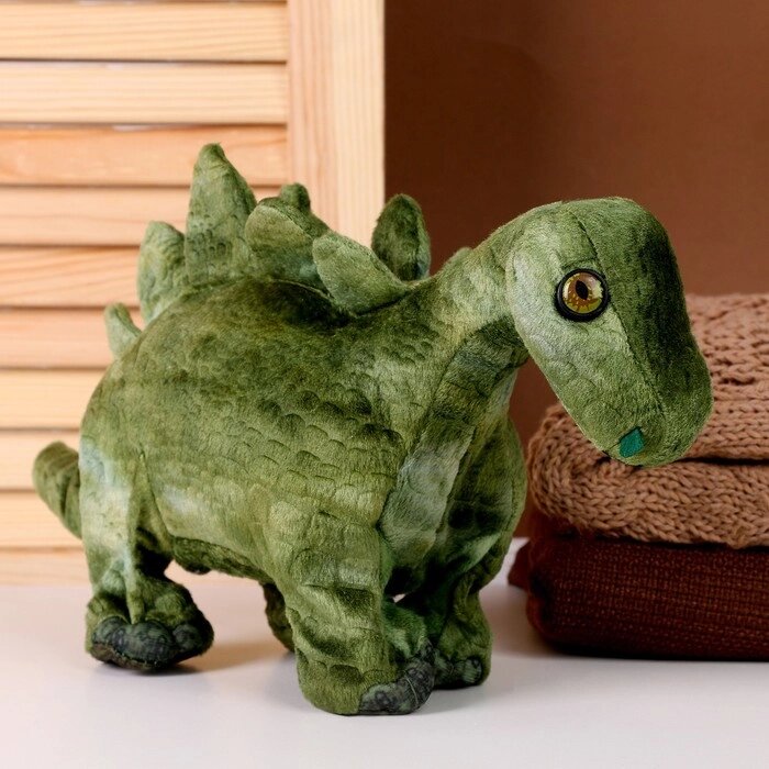 Мягкая музыкальная игрушка «Динозаврик», 43 см, цвет зелёный от компании Интернет - магазин Flap - фото 1