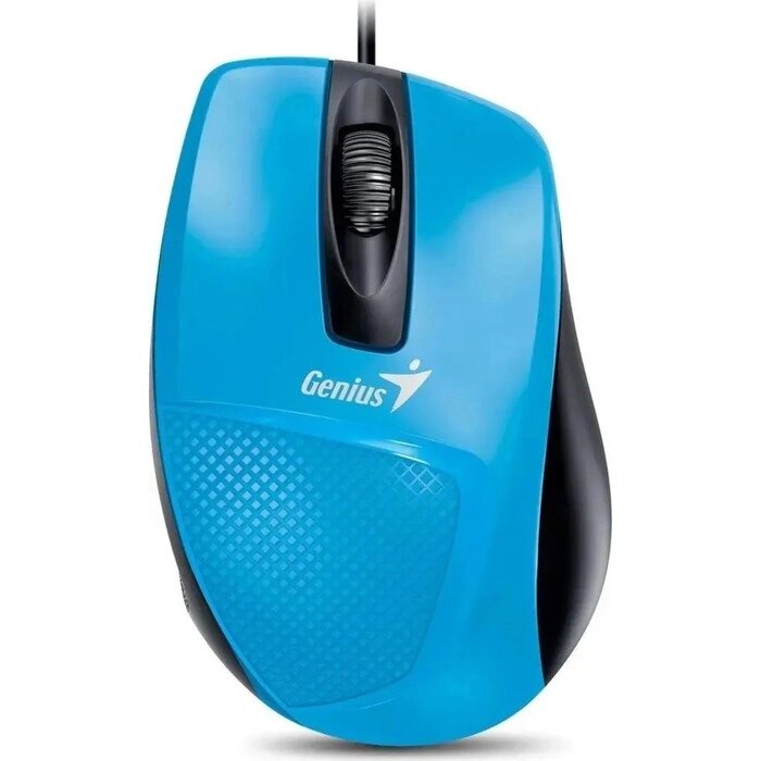 Мышь Genius Mouse DX-150X, проводная, оптическая, 1000 dpi, USB, синяя от компании Интернет - магазин Flap - фото 1