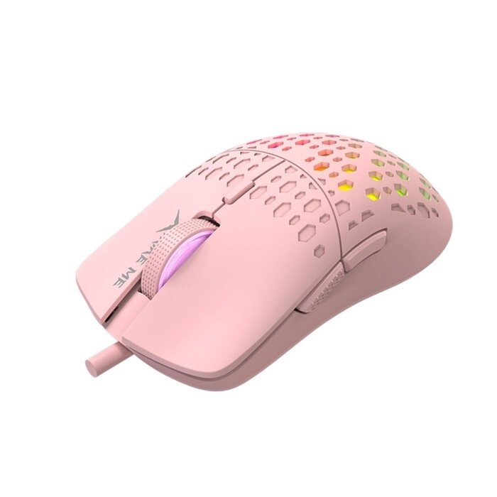 Мышь Xtrike Me GM-209P, игровая, проводная, подсветка, 8000 DPI, USB, 1.5 м, розовая от компании Интернет - магазин Flap - фото 1