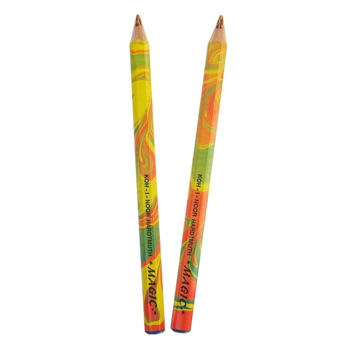Набор 2 штуки карандаш с многоцветным грифелем Koh-I-Noor Magic, утолщённый (1181215) от компании Интернет - магазин Flap - фото 1