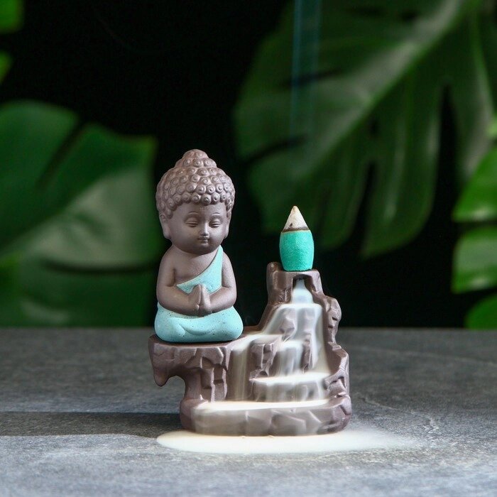 Набор благовоний на подставке "Будда" 7х9х12см от компании Интернет - магазин Flap - фото 1