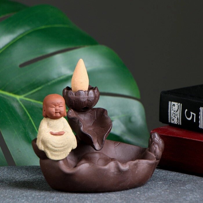 Набор благовоний на подставке "Будда - созерцание" 12х8х8см от компании Интернет - магазин Flap - фото 1