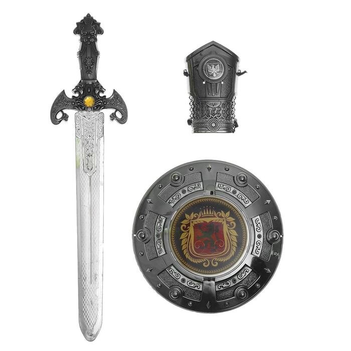 Набор богатыря: защита, меч, нарукавник от компании Интернет - магазин Flap - фото 1