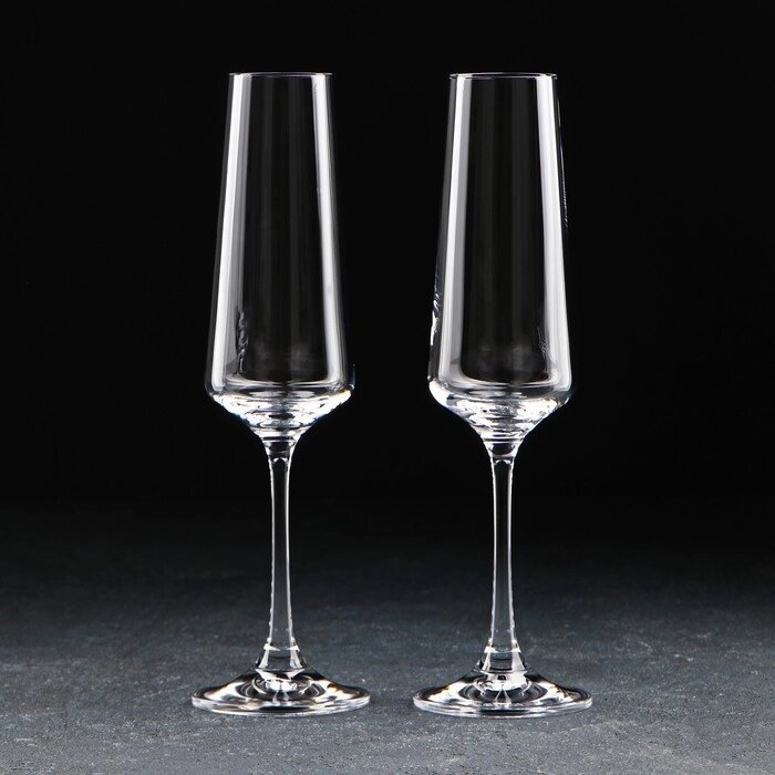 Набор бокалов для шампанского Corvus, 160 мл, 2 шт от компании Интернет - магазин Flap - фото 1