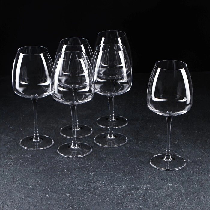 Набор бокалов для вина Anser, 610 мл, 6 шт от компании Интернет - магазин Flap - фото 1