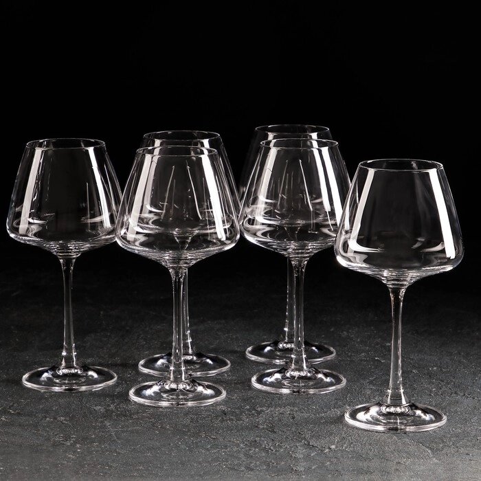 Набор бокалов для вина Corvus, 350 мл, 6 шт от компании Интернет - магазин Flap - фото 1