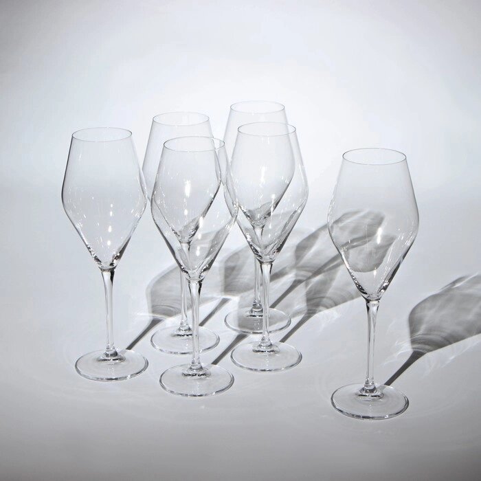 Набор бокалов для вина Loxia, стеклянный, 510 мл, 6 шт от компании Интернет - магазин Flap - фото 1
