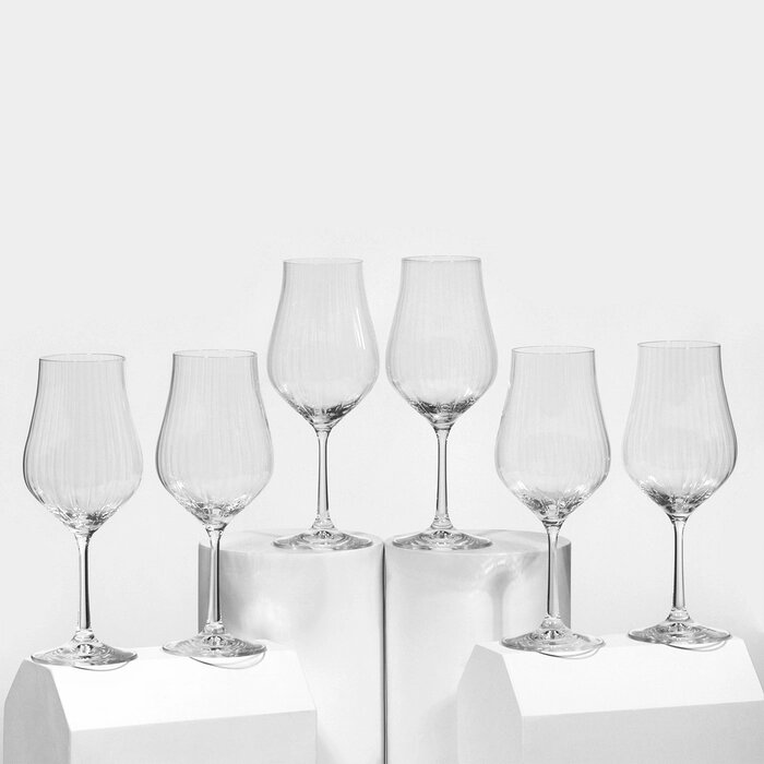 Набор бокалов для вина «Тулипа», 450 мл, 6 шт от компании Интернет - магазин Flap - фото 1