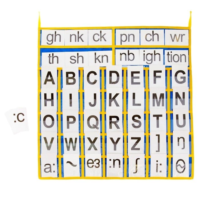 Набор дидактический «Кассы английских букв», 96 шт от компании Интернет - магазин Flap - фото 1