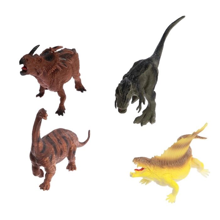 Набор динозавров «Юрский период», 4 фигурки от компании Интернет - магазин Flap - фото 1