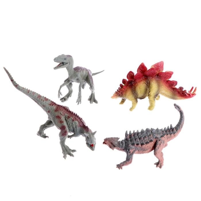 Набор динозавров «Юрский период», 4 фигурки от компании Интернет - магазин Flap - фото 1
