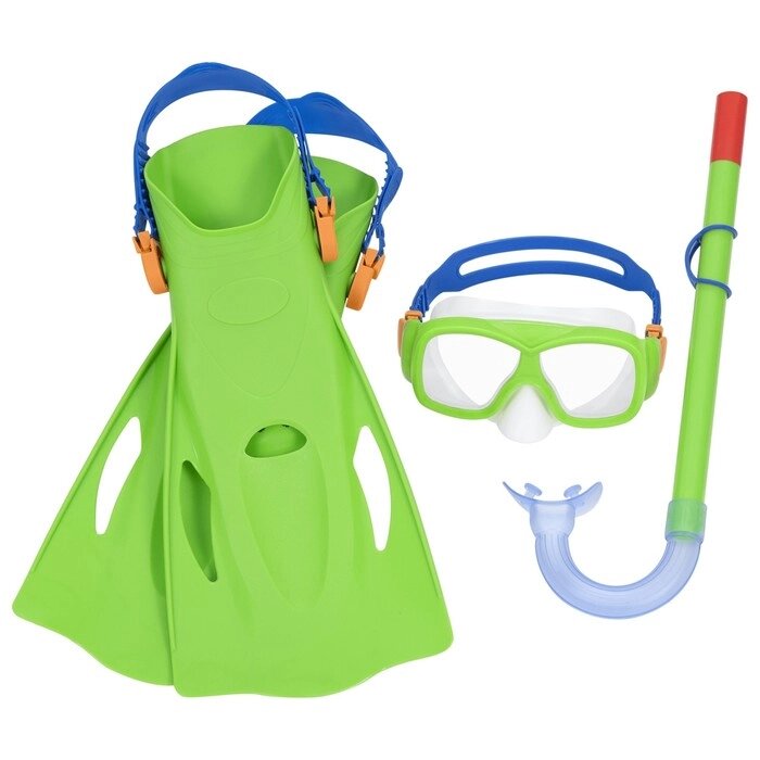 Набор для плавания SureSwim: маска, ласты, трубка, 7-14 лет, цвет МИКС, 25019 Bestway от компании Интернет - магазин Flap - фото 1