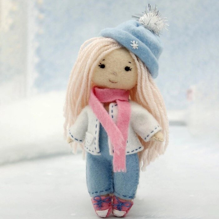 Набор для создания куклы из фетра «Малышка Сью» серия «Подружки» от компании Интернет - магазин Flap - фото 1