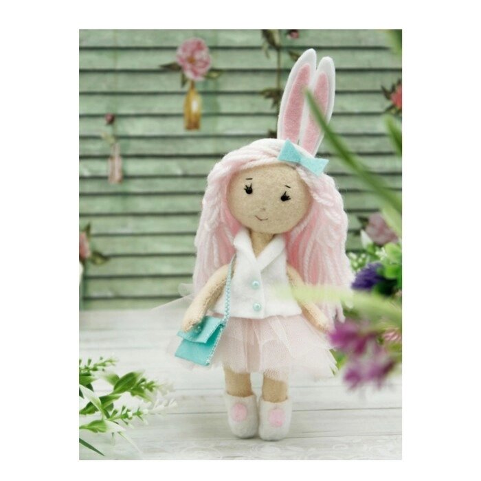 Набор для создания текстильной игрушки «Девочка - зайка» от компании Интернет - магазин Flap - фото 1