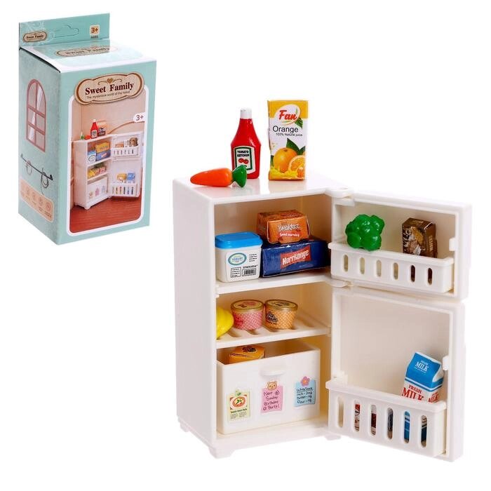 Набор игровой «Мебель для питомцев», холодильник с аксессуарами от компании Интернет - магазин Flap - фото 1