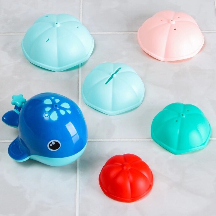 Набор игрушек для ванны «Китёнок», +стаканчики, цвет МИКС от компании Интернет - магазин Flap - фото 1