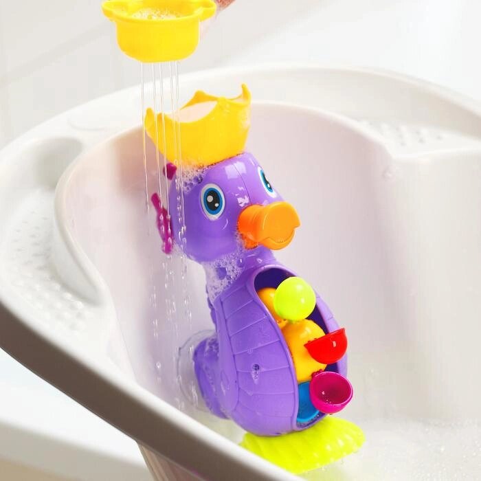 Набор игрушек для ванны «Мельница. Морской конёк», на присоске от компании Интернет - магазин Flap - фото 1