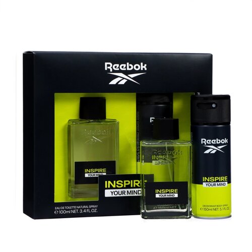Набор мужской Reebok Inspire Your Min: туалетная вода, 100 мл + дезодорант, 150 мл