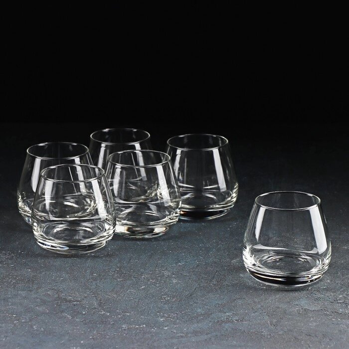 Набор низких стеклянных стаканов «Сир де Коньяк», 300 мл, 6 шт от компании Интернет - магазин Flap - фото 1