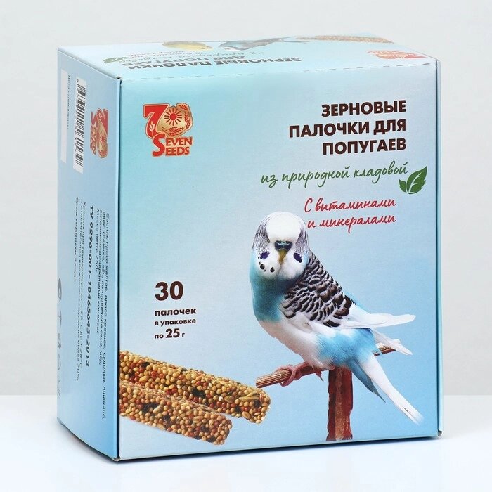 Набор палочки "SHOW BOX"  для попугаев  витаминами и минералами, коробка 30 шт, 750г от компании Интернет - магазин Flap - фото 1
