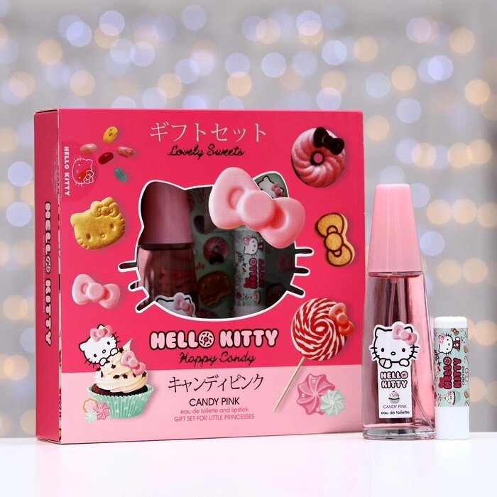 Набор подарочный Hello Kitty, Candy pink от компании Интернет - магазин Flap - фото 1