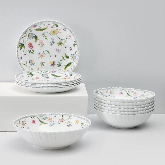 Набор посуды Olaff «Мануэла», 13 предметов от компании Интернет - магазин Flap - фото 1