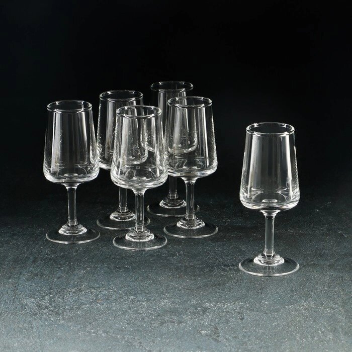 Набор рюмок Sherry glass set, стеклянный, 50 мл, 6 шт от компании Интернет - магазин Flap - фото 1