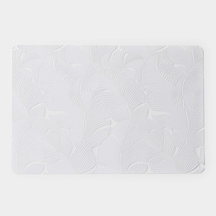 Набор салфеток сервировочных «Мираж», 4 шт, 3045 см, цвет белый от компании Интернет - магазин Flap - фото 1