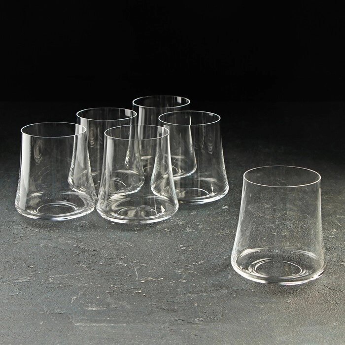 Набор стаканов для виски Bohemia Crystal «Экстра», 350 мл, 6 шт от компании Интернет - магазин Flap - фото 1