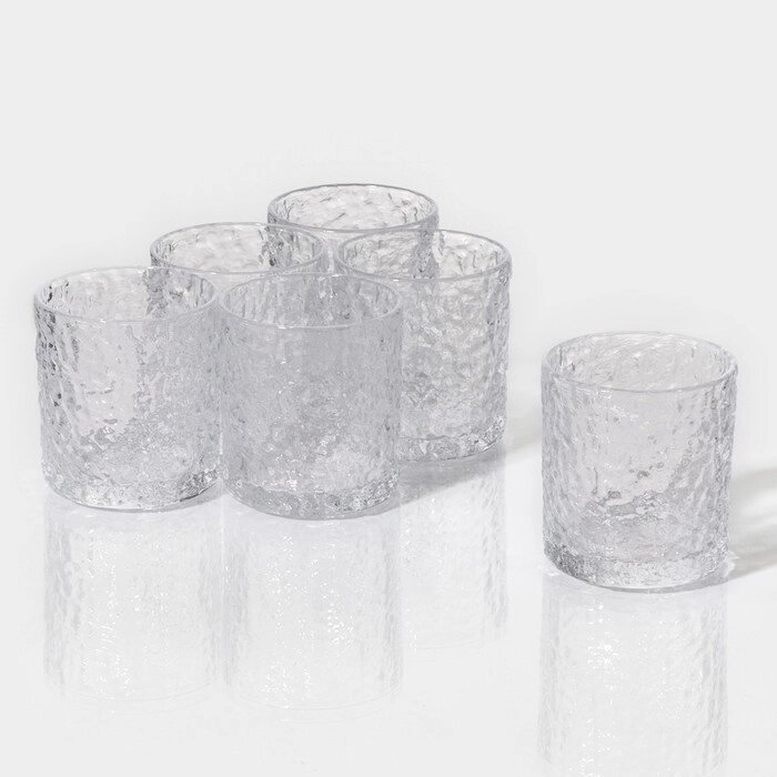 Набор стаканов стеклянных «Вулкан», 6 предметов: 330 мл, 8,59 см от компании Интернет - магазин Flap - фото 1