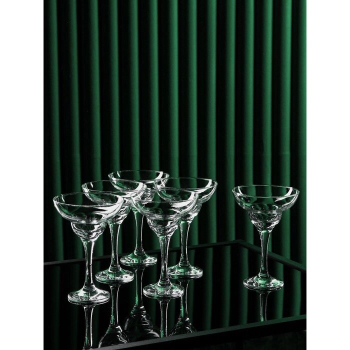 Набор стеклянных бокалов для маргариты Bistro, 280 мл, 6 шт от компании Интернет - магазин Flap - фото 1