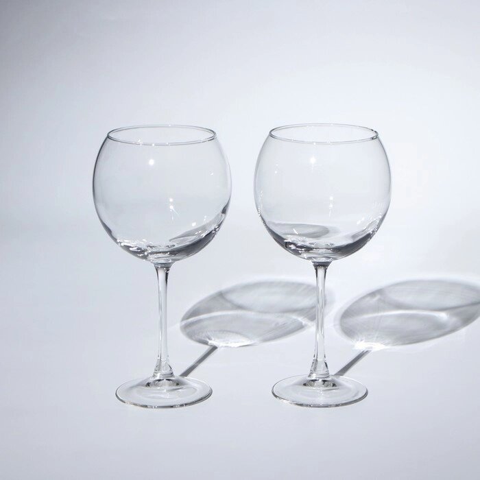 Набор стеклянных бокалов для вина «Эдем», 650 мл, 2 шт от компании Интернет - магазин Flap - фото 1