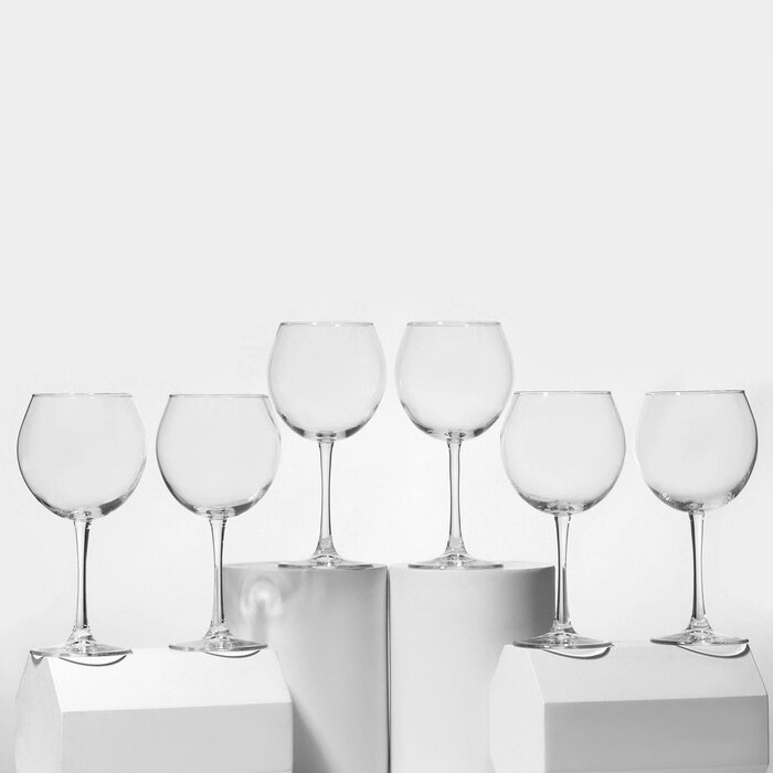 Набор стеклянных бокалов для вина Enoteca, 630 мл, 6 шт от компании Интернет - магазин Flap - фото 1
