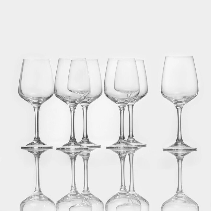 Набор стеклянных бокалов для вина Luminarc VAL SURLOIRE, 350 мл, 6 шт, цвет прозрачный от компании Интернет - магазин Flap - фото 1