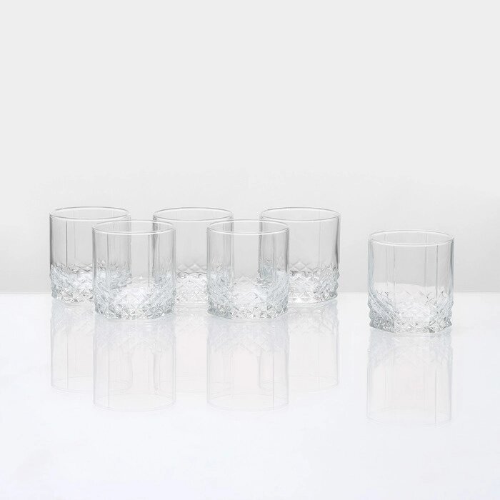 Набор стеклянных стаканов для сока Valse 250 мл, 6 шт от компании Интернет - магазин Flap - фото 1
