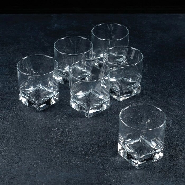 Набор стеклянных стаканов для виски Baltic, 310 мл, 6 шт от компании Интернет - магазин Flap - фото 1