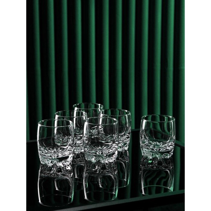 Набор стеклянных стаканов для виски Sylvana, 305 мл, 6 шт от компании Интернет - магазин Flap - фото 1