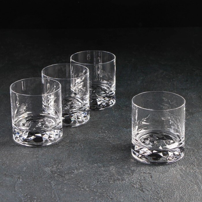 Набор стеклянных стаканов Nude «Клаб», 250 мл, 4 шт от компании Интернет - магазин Flap - фото 1