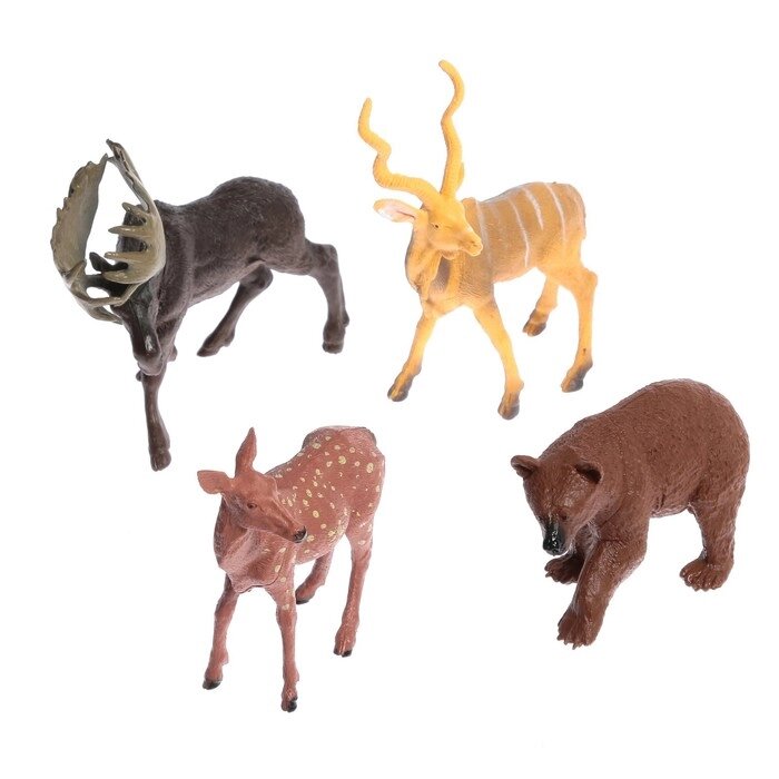 Набор животных «Лесные звери», 4 фигурки от компании Интернет - магазин Flap - фото 1