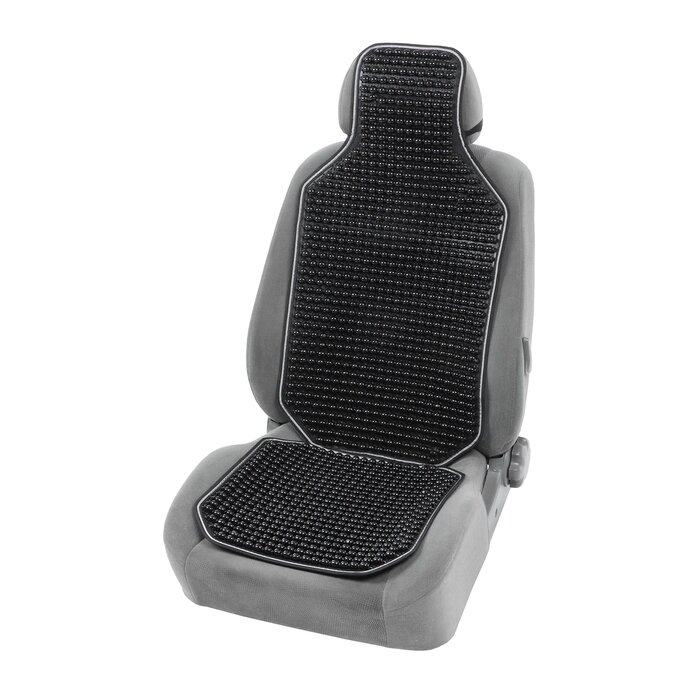 Накидка-массажёр на сиденье, 12642 см, с поясничной опорой, черный от компании Интернет - магазин Flap - фото 1