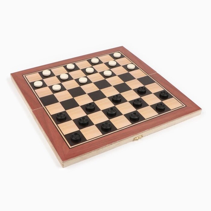 Нарды "Лабарт", деревянная доска 39 х 39 см, с полем для игры в шашки от компании Интернет - магазин Flap - фото 1