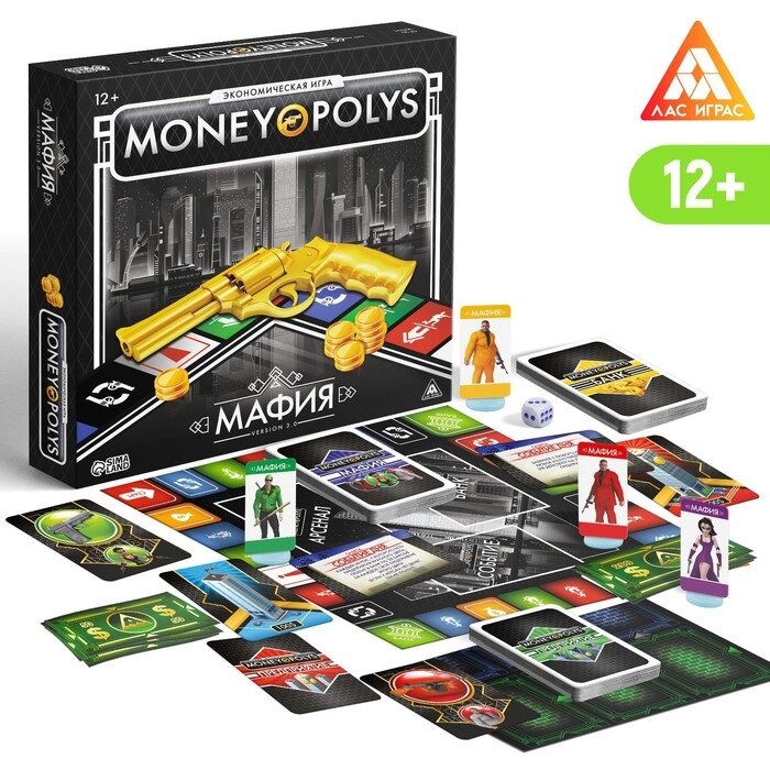 Настольная экономическая игра «MONEY POLYS. Мафия», 116 карт, 12+ от компании Интернет - магазин Flap - фото 1