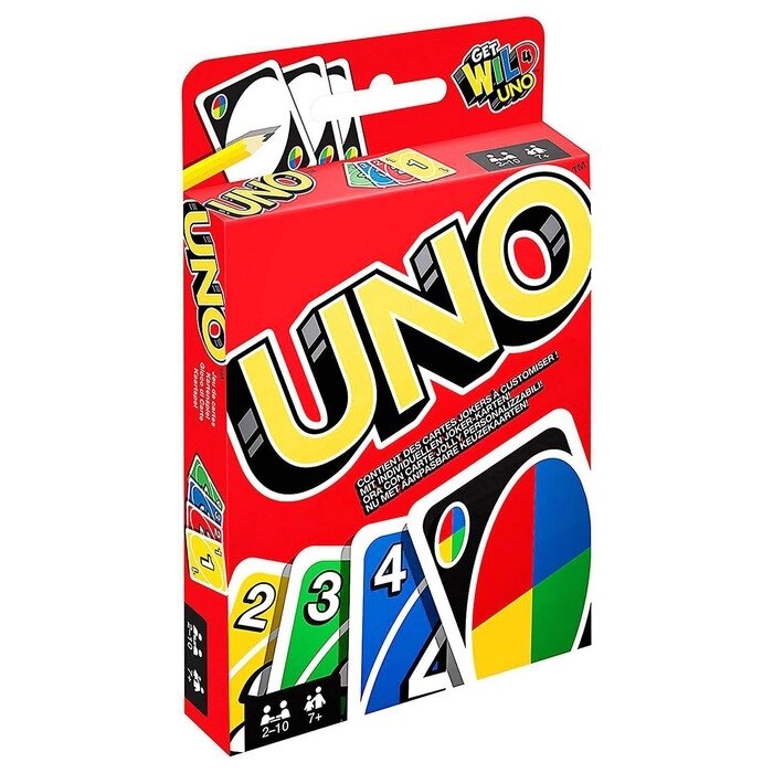 Настольная игра Uno, 2-10 игроков, 7+ от компании Интернет - магазин Flap - фото 1
