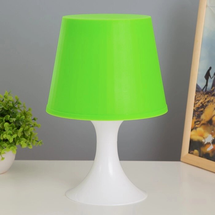 Настольная лампа 1340003 1хE14 15W зеленый d=19,5 высота 28см RISALUX от компании Интернет - магазин Flap - фото 1