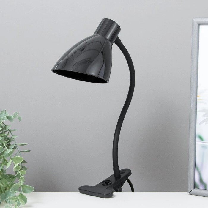 Настольная лампа 16700/1BK Е27 15Вт черный RISALUX от компании Интернет - магазин Flap - фото 1